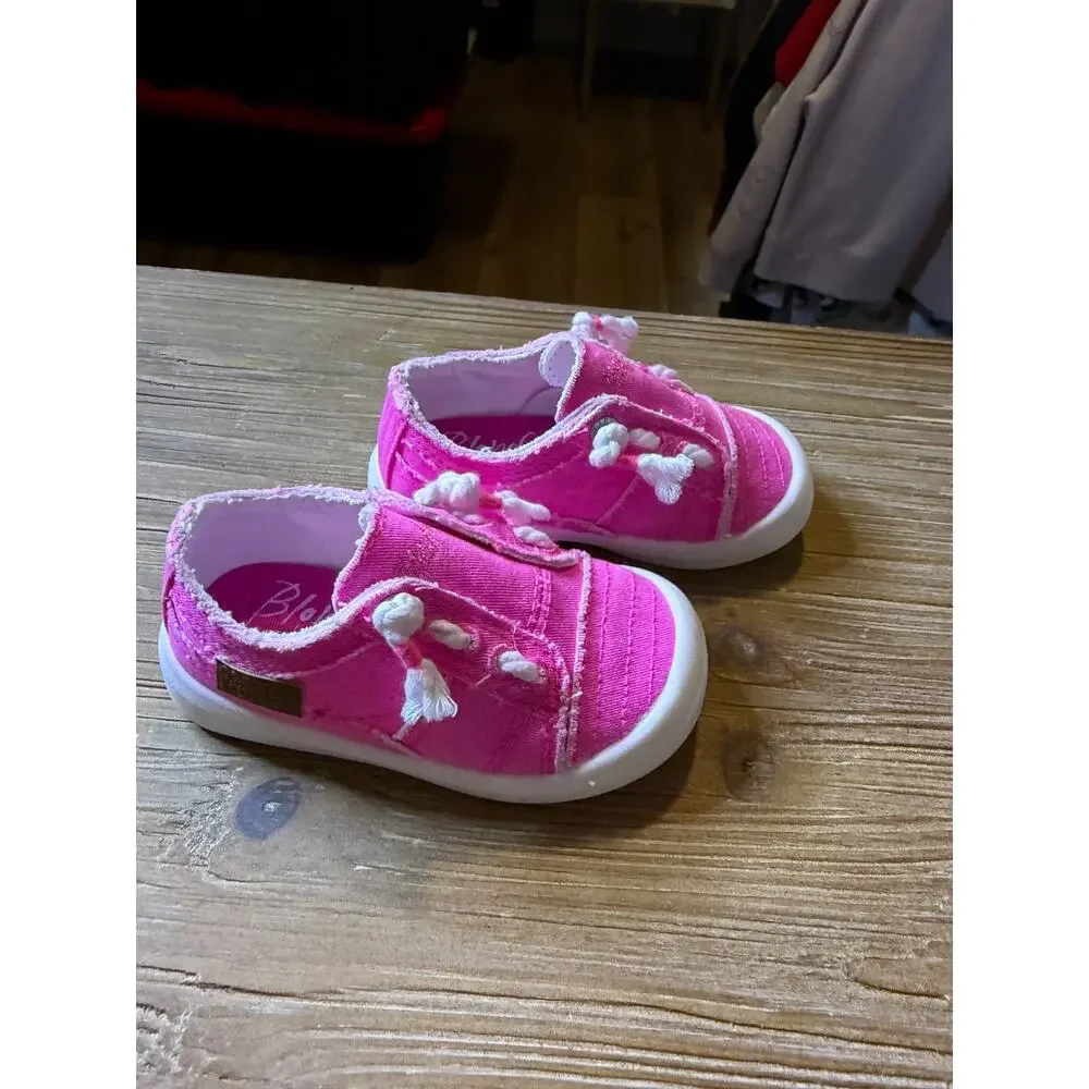 Blowfish Malibu Pink Slip-On Shoes – Girls Size 5T – Brand New (No Box)